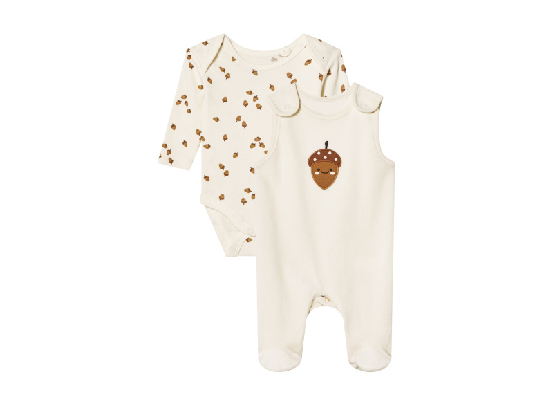 lupilu® Chlapecká souprava s BIO bavlnou, 2dílná (bílá, 74/80)