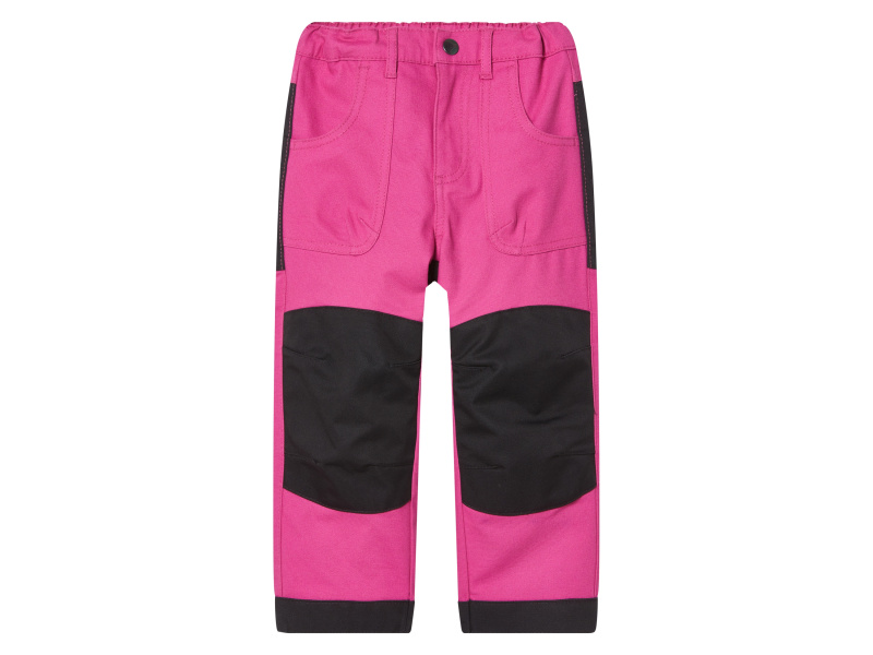 lupilu® Dětské outdoorové kalhoty, se zesílenými koleny (růžová, 110)