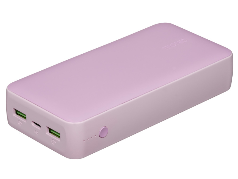 Tronic® Powerbanka 20 000 mAh, Usb-C PD, Usb-A, Smart Fast Charge (růžová)