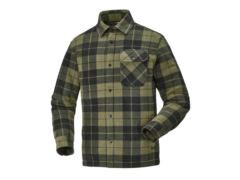 Parkside® Pánský flanelový overshirt (khaki, XL (56/58))