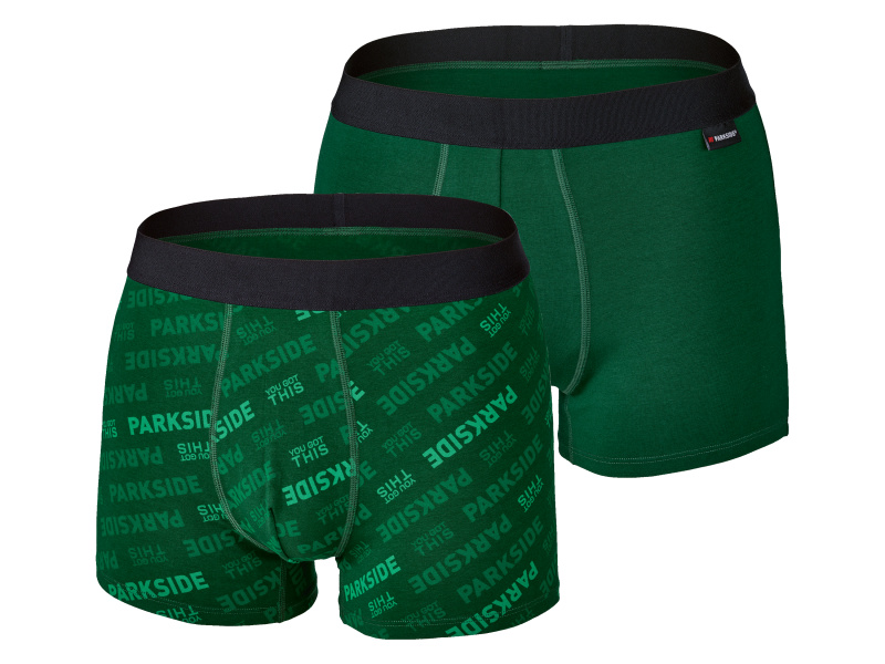 Parkside® Pánské boxerky, 2 kusy (zelená, 7/Xl)