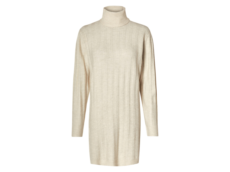 esmara® Dámské úpletové šaty (bílá, S(36/38))