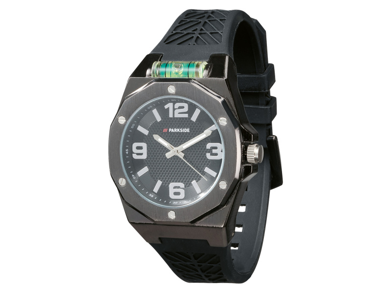Parkside® Náramkové hodinky (vodováha, černá)