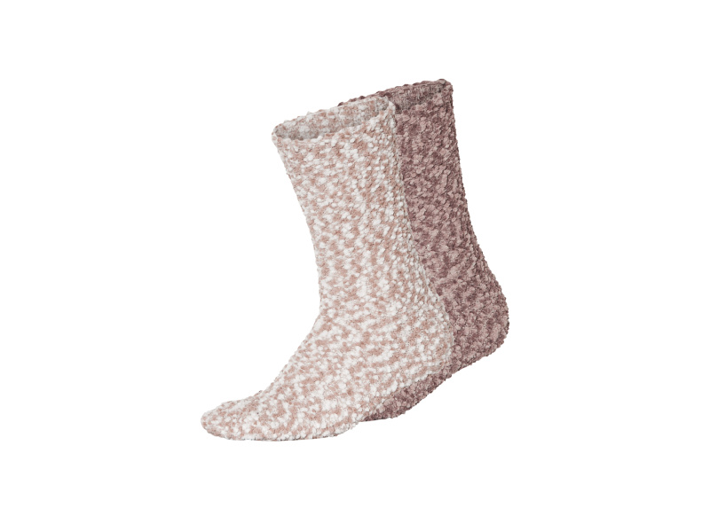 esmara® Dámské hebké ponožky, 2 páry (šedohnědá, 35-38)