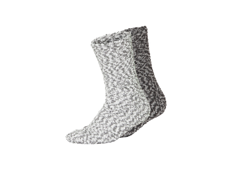 esmara® Dámské hebké ponožky, 2 páry (šedá, 35-38)