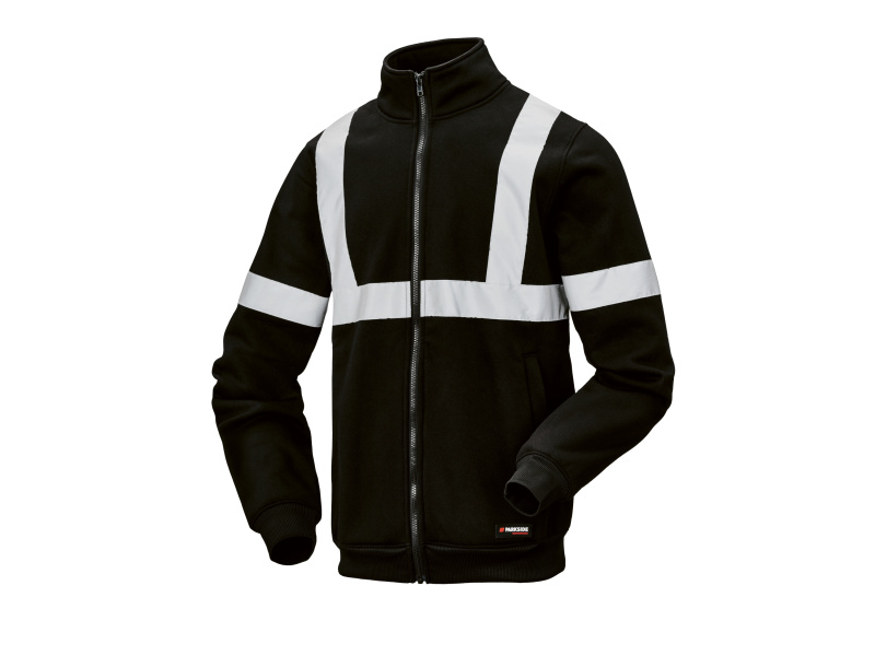 Parkside Performance® Pánská pracovní výstražná mikina (černá, XXL (60/62))