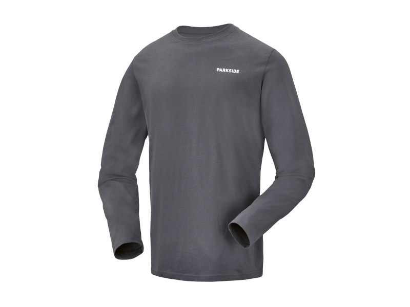 Parkside® Pánské triko s dlouhými rukávy (šedá, M (48/50))