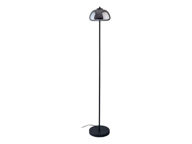 Livarno home Stojací LED lampa Khepri (šedé sklo)