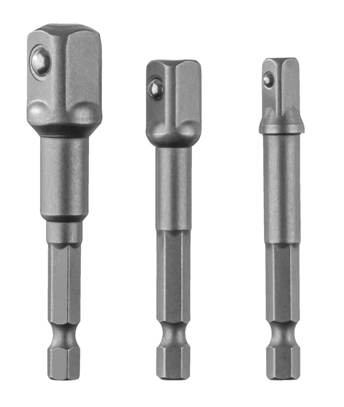 Parkside® Držák bitů / Sada čtyřhranných adaptérů / Sada bitů pro sádrokarton / Sada hloubkových dorazů (čtyřhranný adaptér PVA 4 A1)