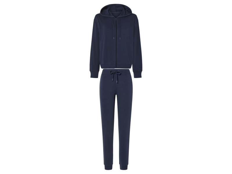 esmara® Dámská domácí souprava, 2dílná (navy modrá, M(40/42))