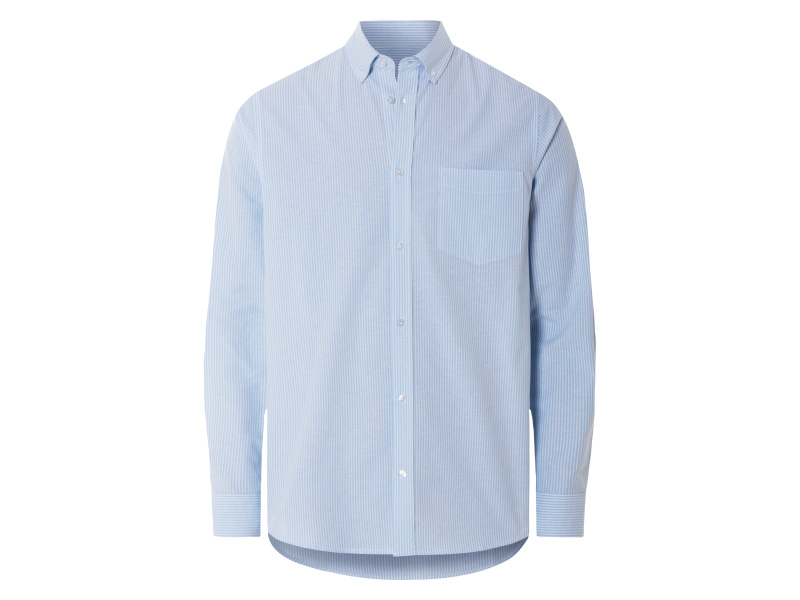 esmara Men Pánská volnočasová košile Oxford (modrá/bílá, Xxl(45/46))