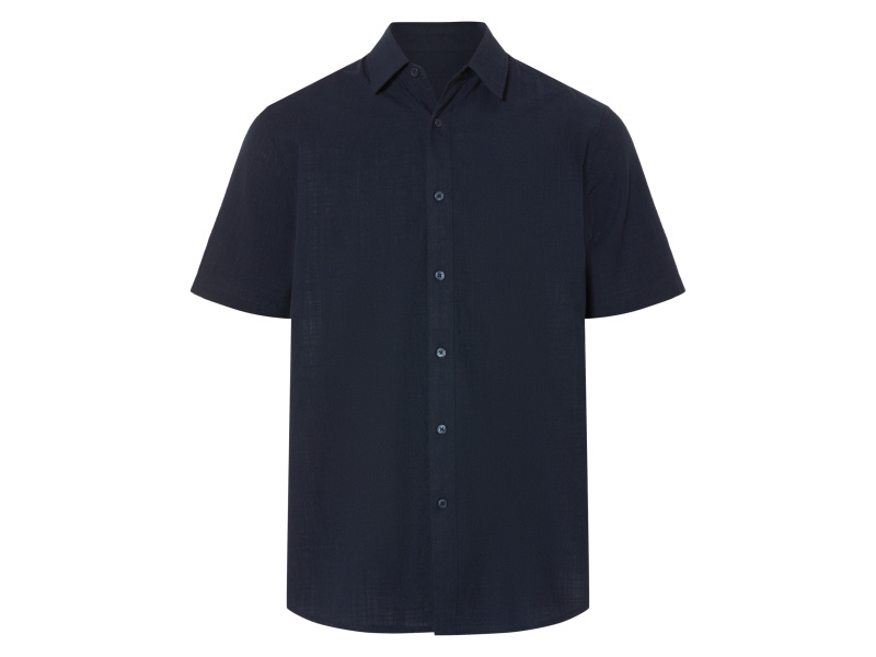 esmara® Pánská košile (navy modrá, S (37/38))