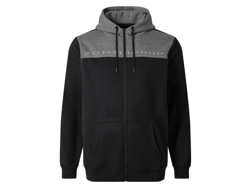 esmara Men Pánská tepláková mikina XXL (černá, 3XL (64/66))