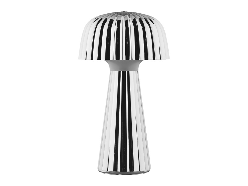 Livarno home Aku venkovní stolní lampa (stříbrná)