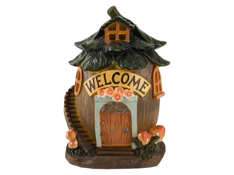 Livarno home Dekorativní solární svítidlo (dům s nápisem Welcome)