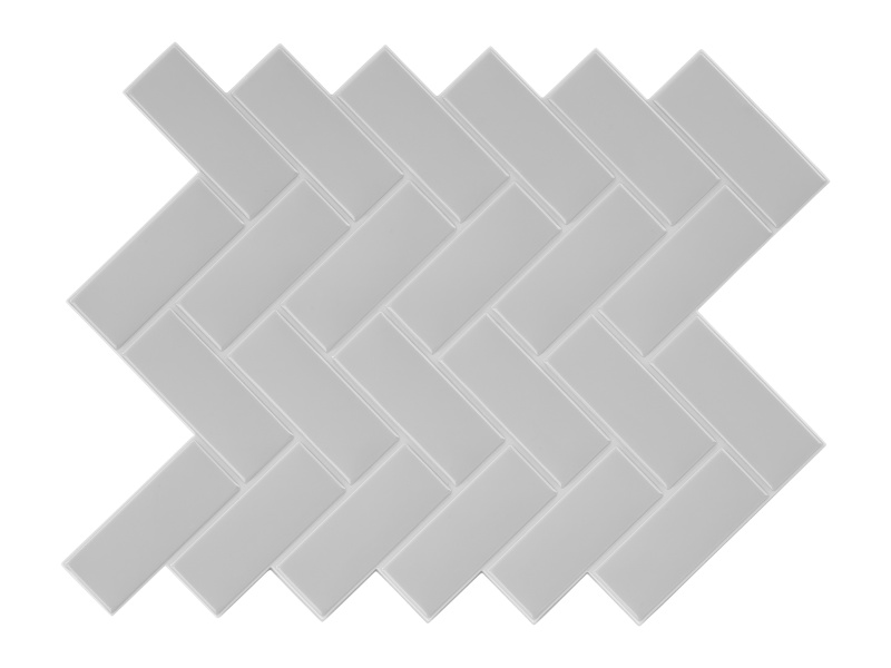 Livarno home Dekorativní samolepicí obklady, 10 kusů (světle šedá)