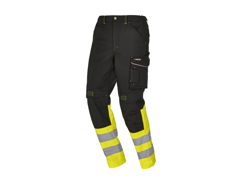 Parkside Performance® Pánské softshellové výstražné kalhoty (černá, 54)