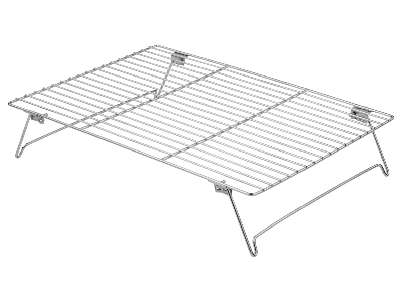 Silvercrest® Chladicí mřížka / Podložka pod hrnec z nerezové oceli (chladicí mřížka s nožičkami)
