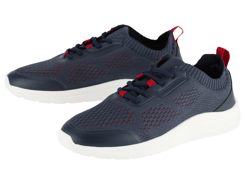 esmara® Pánská volnočasová obuv (navy modrá / červená, 46)