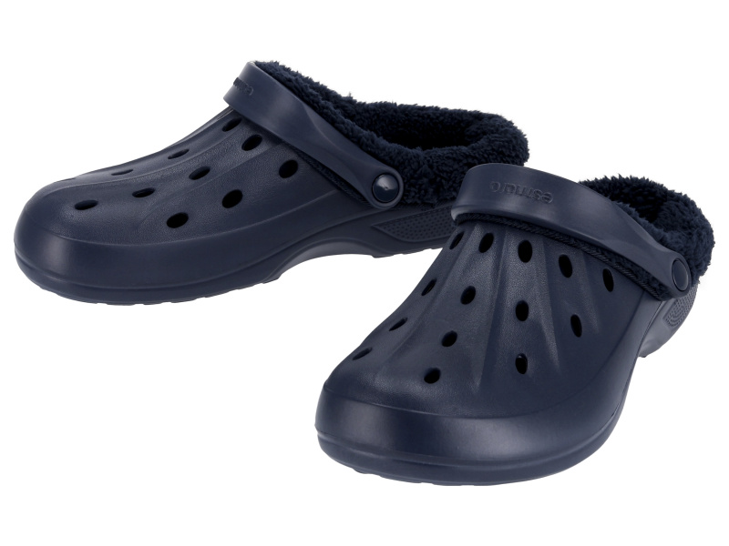 esmara® Pánské nazouváky s hřejivou podšívkou (navy modrá, 44)