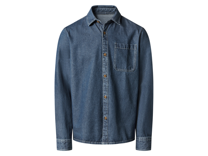 esmara Men Pánská džínová košile (modrá, L(41/42))