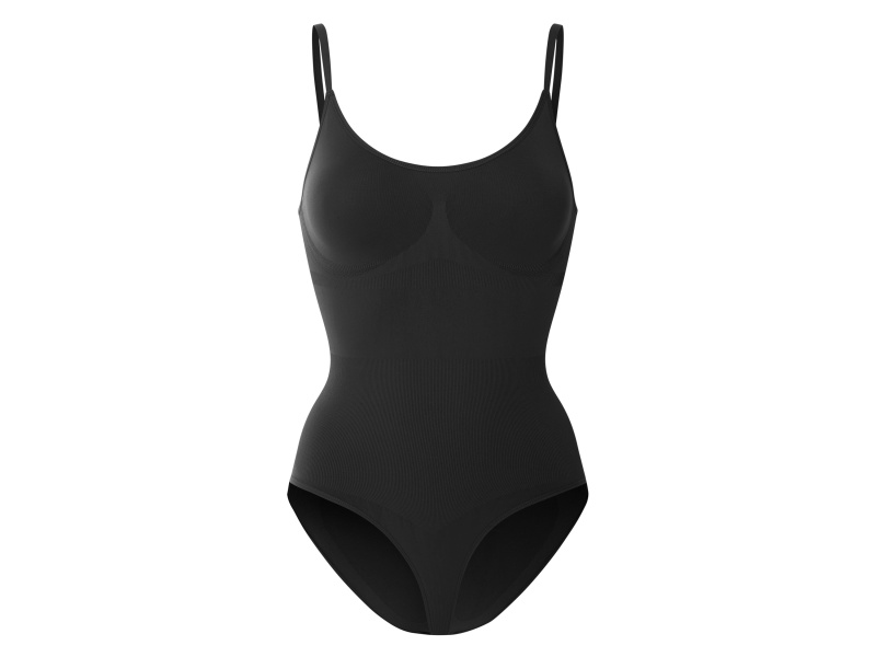esmara® Dámské bezešvé tvarující body (černá, L(44/46))