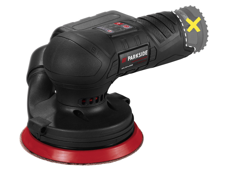 Parkside Performance® Aku excentrická bruska Paesp 12-Li A1 / Aku vibrační bruska Passp 12-Li A1 – bez akumulátoru a nabíječky (excentrická bruska)