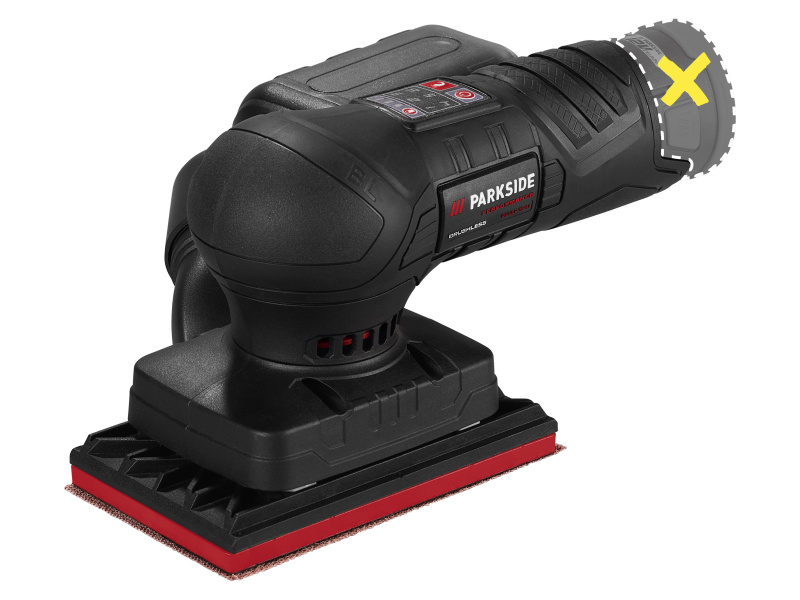 Parkside Performance® Aku excentrická bruska Paesp 12-Li A1 / Aku vibrační bruska Passp 12-Li A1 – bez akumulátoru a nabíječky (vibrační bruska)