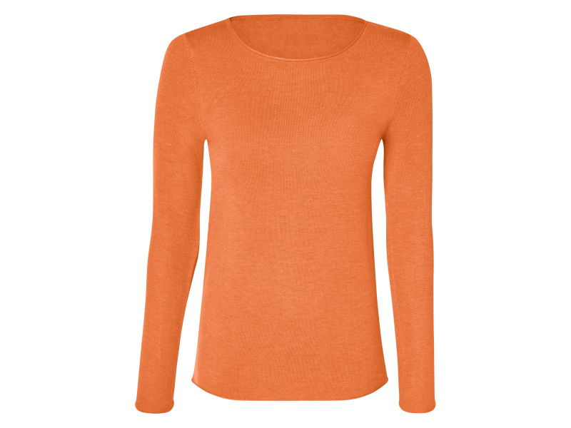 esmara® Dámský úpletový svetr (oranžová, Xs(32/34))