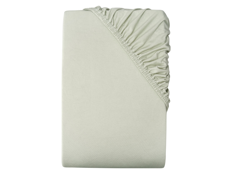 Livarno home Žerzejové napínací prostěradlo, 140-160 x 200 cm (mintová)