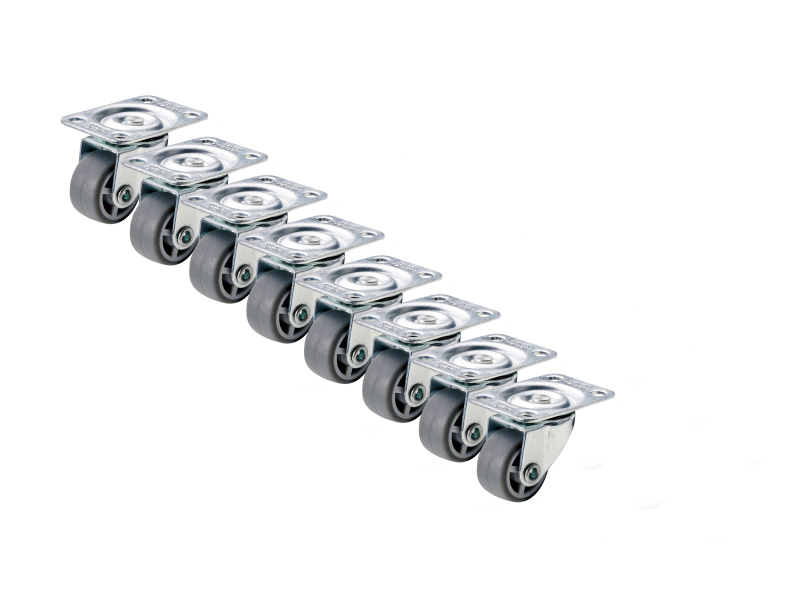 Parkside® Sada koleček, 4dílná / 8dílná (sada miniaturních koleček, 8dílná)