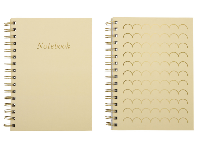 crelando® Týdenní plánovač / Poznámkový blok (zápisník ve spirálové vazbě, 2 kusy)