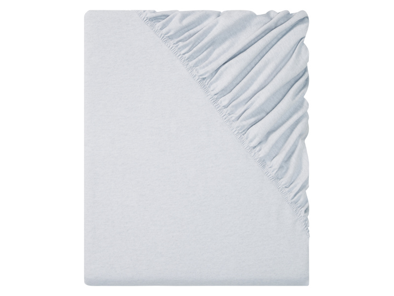 Livarno home Napínací prostěradlo z jemného flanelu, 140-160 x 200 cm (šedá)