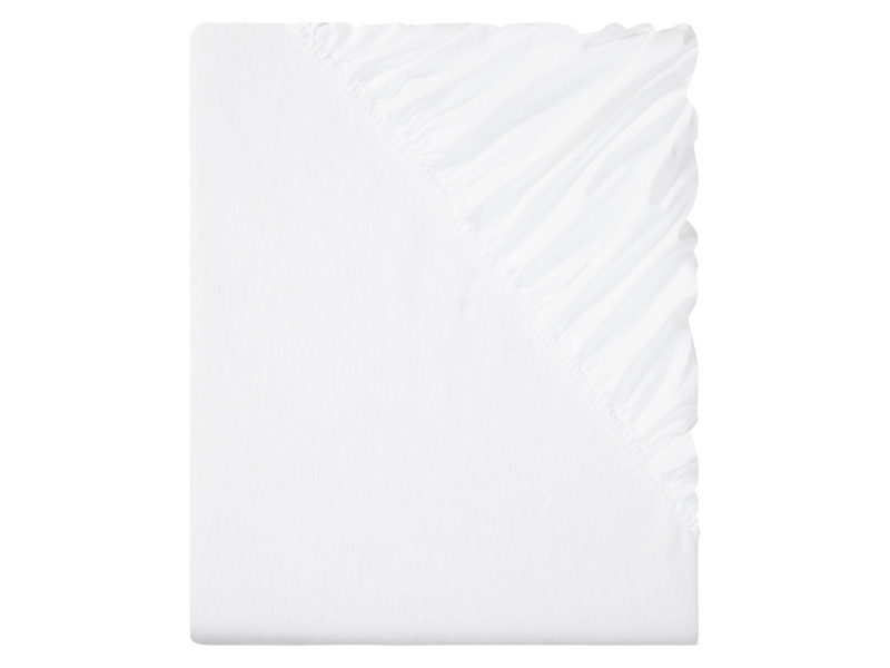 Livarno home Napínací prostěradlo z jemného flanelu, 140-160 x 200 cm (bílá)