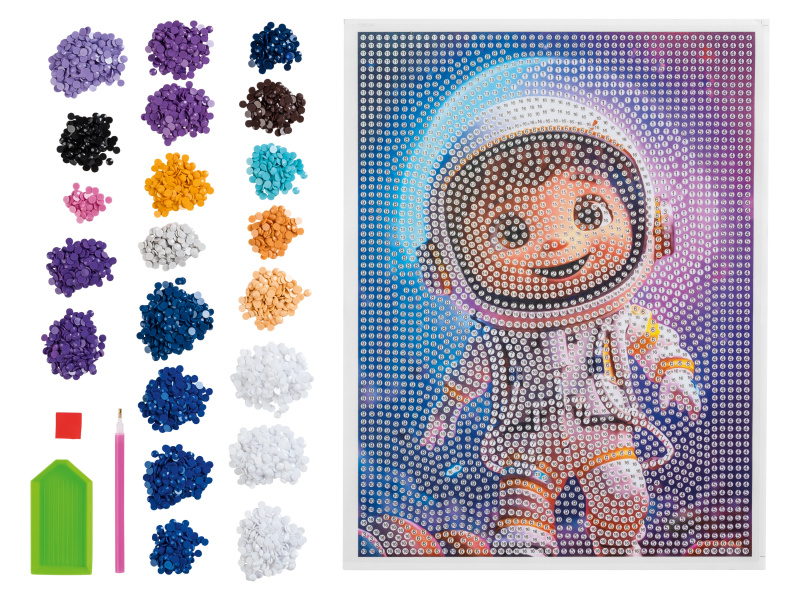 crelando® Kreativní sada pro diamantové malování (vesmír)
