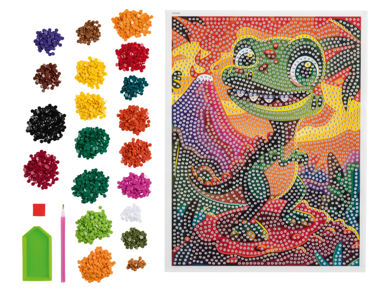 crelando® Kreativní sada pro diamantové malování (dinosaurus)