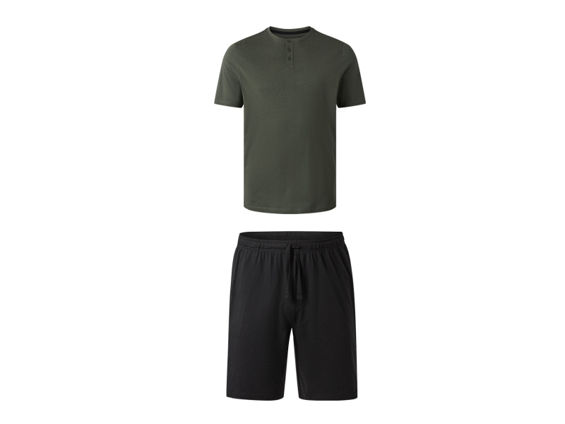 esmara Men Pánské pyžamo XXL (khaki/černá, 3XL (64/66))