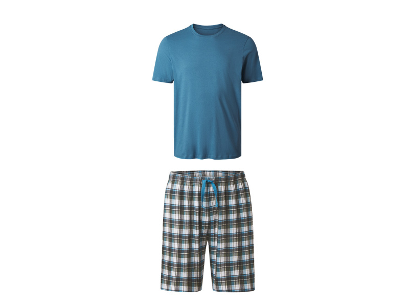 esmara Men Pánské pyžamo XXL (kostkovaná/modrá, 3XL (64/66))