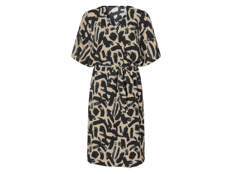 esmara® Dámské šaty XXL (béžová/vzorovaná, Xl(48/50))