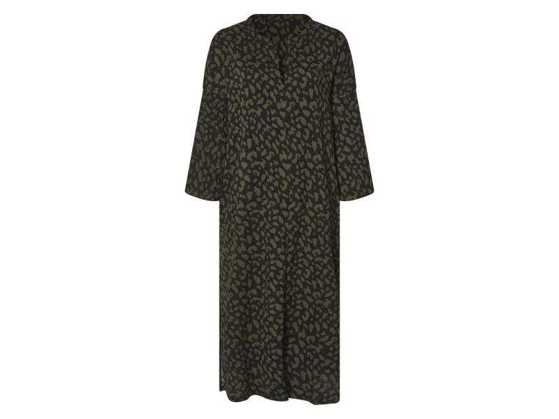 esmara® Dámské šaty XXL (zelená/vzorovaná, 3Xl(56/58))