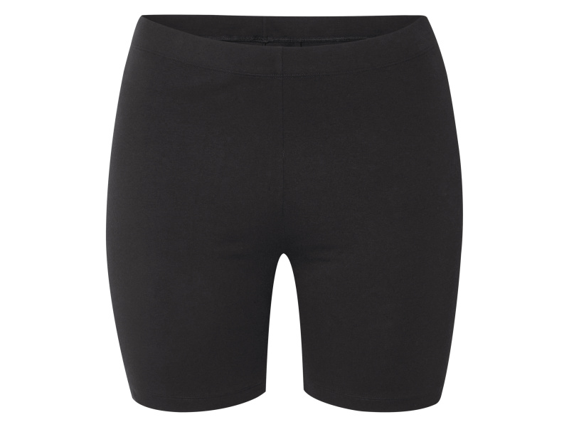 esmara® Dámské šortky "Biker" s BIO bavlnou XXL (černá, Xl(48/50))