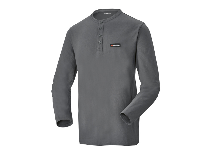 Parkside® Pánské triko s dlouhými rukávy (šedá, XL (56/58))