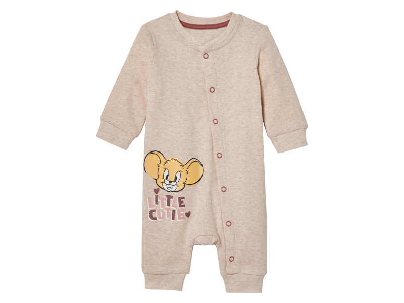 Dívčí overal na spaní s BIO bavlnou (béžová, 62/68)