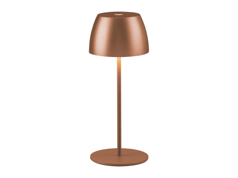 Livarno home Aku stolní LED lampa Stockholm (bronzová)