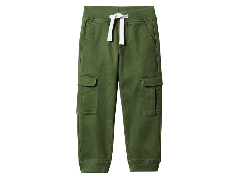 lupilu® Chlapecké cargo kalhoty (zelená, 122/128)