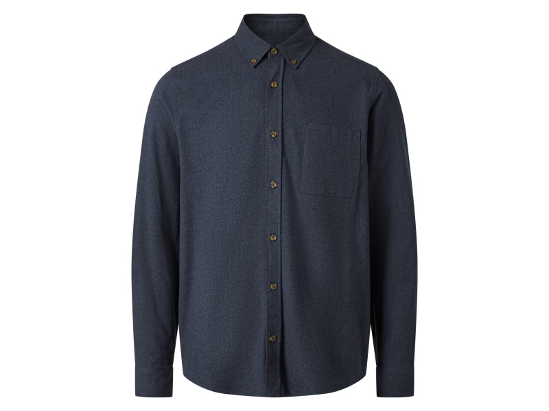 esmara Men Pánská volnočasová flanelová košile (černá, M (39/40))