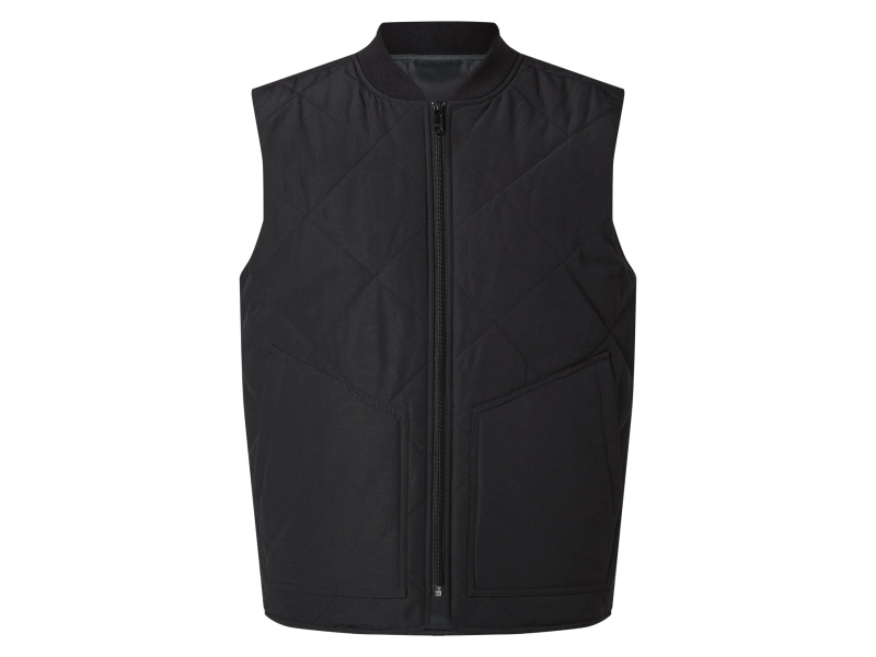 esmara Men Pánská prošívaná vesta (černá, Xl(56/58))