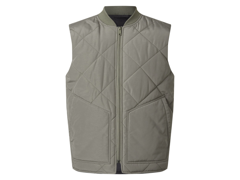 esmara Men Pánská prošívaná vesta (khaki, L(52/54))