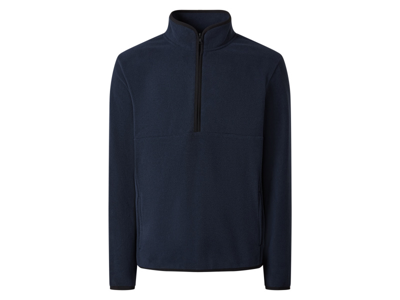 esmara Men Pánská fleecová mikina (navy modrá, L (52-54))