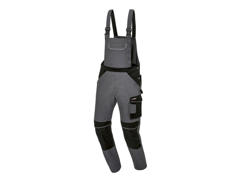 Parkside Performance® Pánské pracovní kalhoty s laclem (šedá, 52)